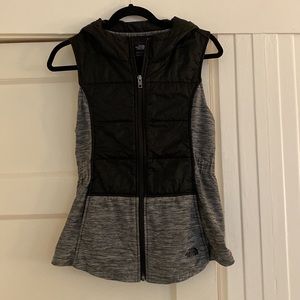 North Face hooded vest